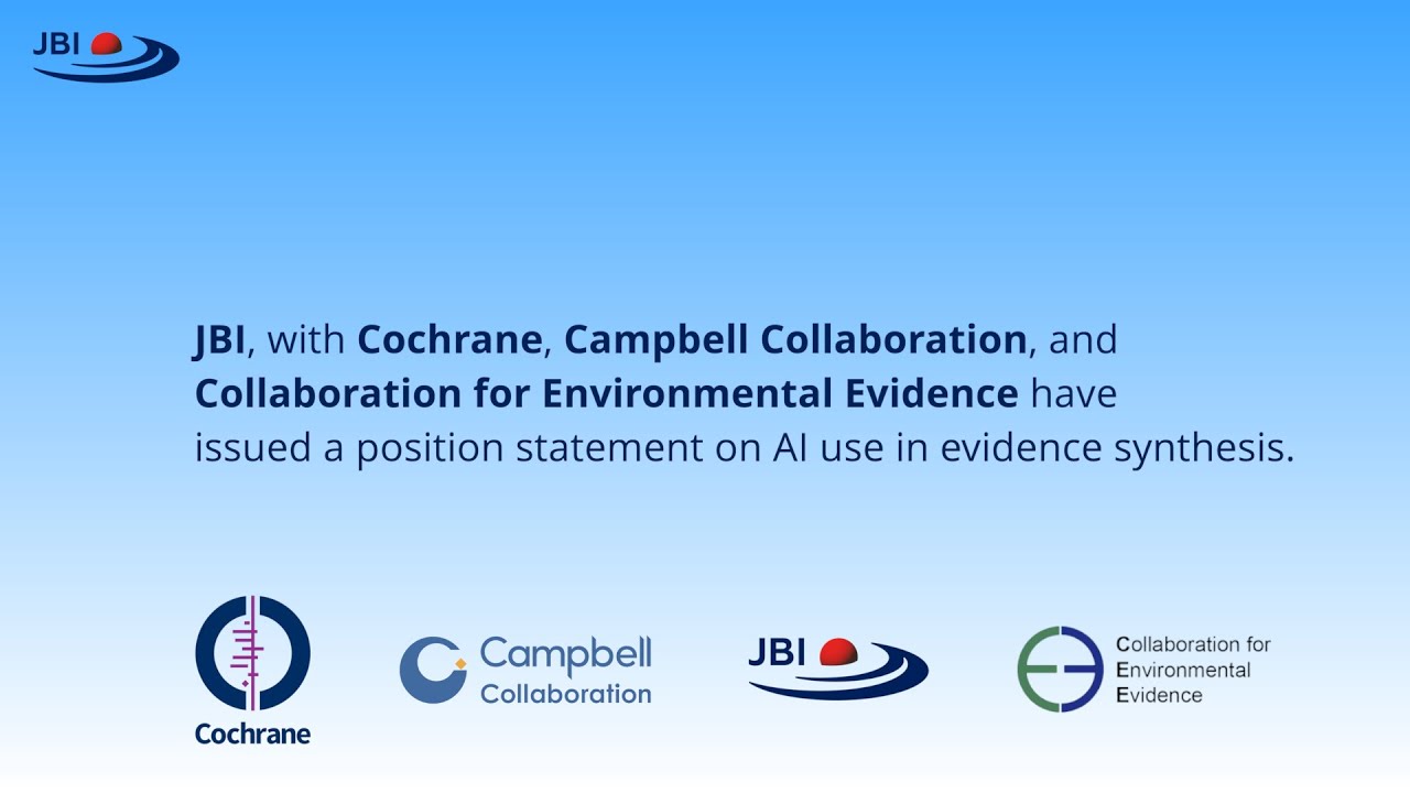 Position statement on AI use in evidence synthesis