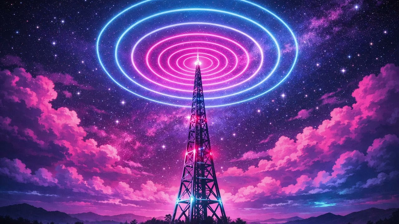 Nocturnal Frequency | Chill Synthwave Background Music | Relaxing Retro Music