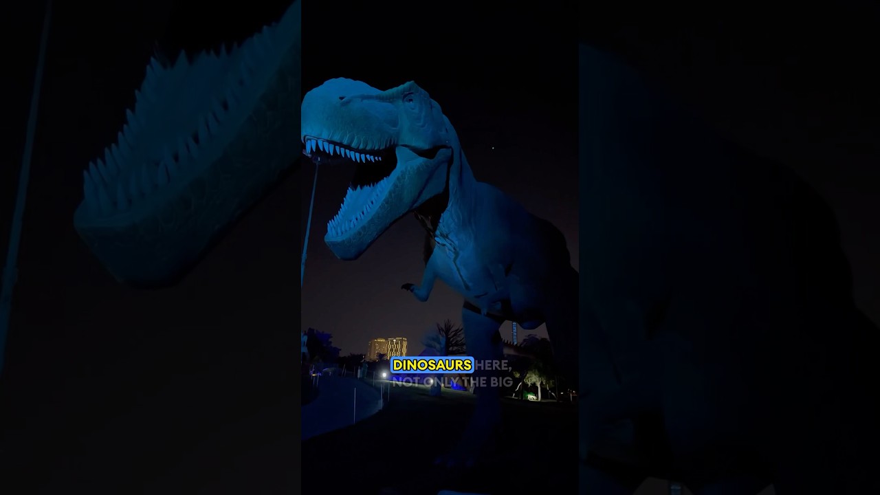 Dinosaur Park 😱 #100daysvlogchallenge #100dayschalleng #youtubeshorts #dubaivlogs