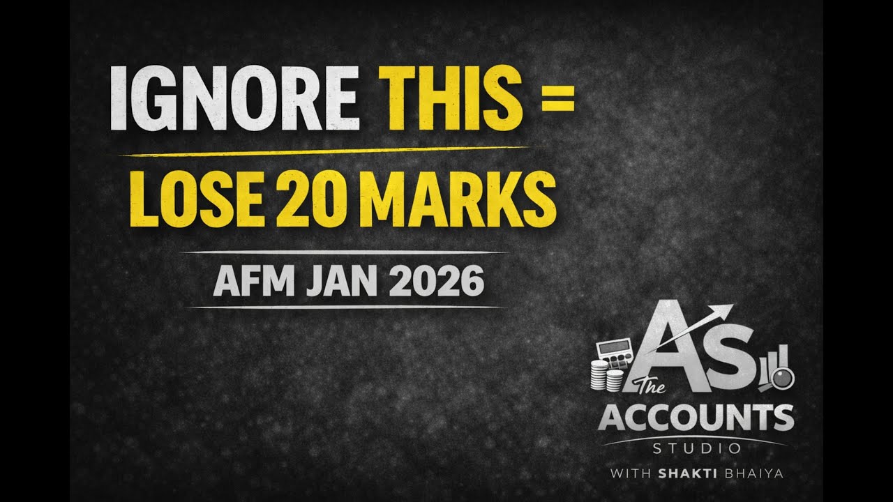 AFM Theory + ACB Questions | Jan 2026 Attempt | Extra Bonus Writing Points