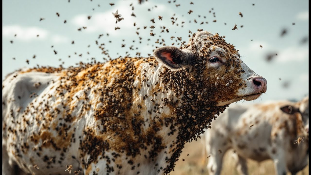Cow Covered in Honeycomb Saved by Brave Team! | Amazing Animal Rescue