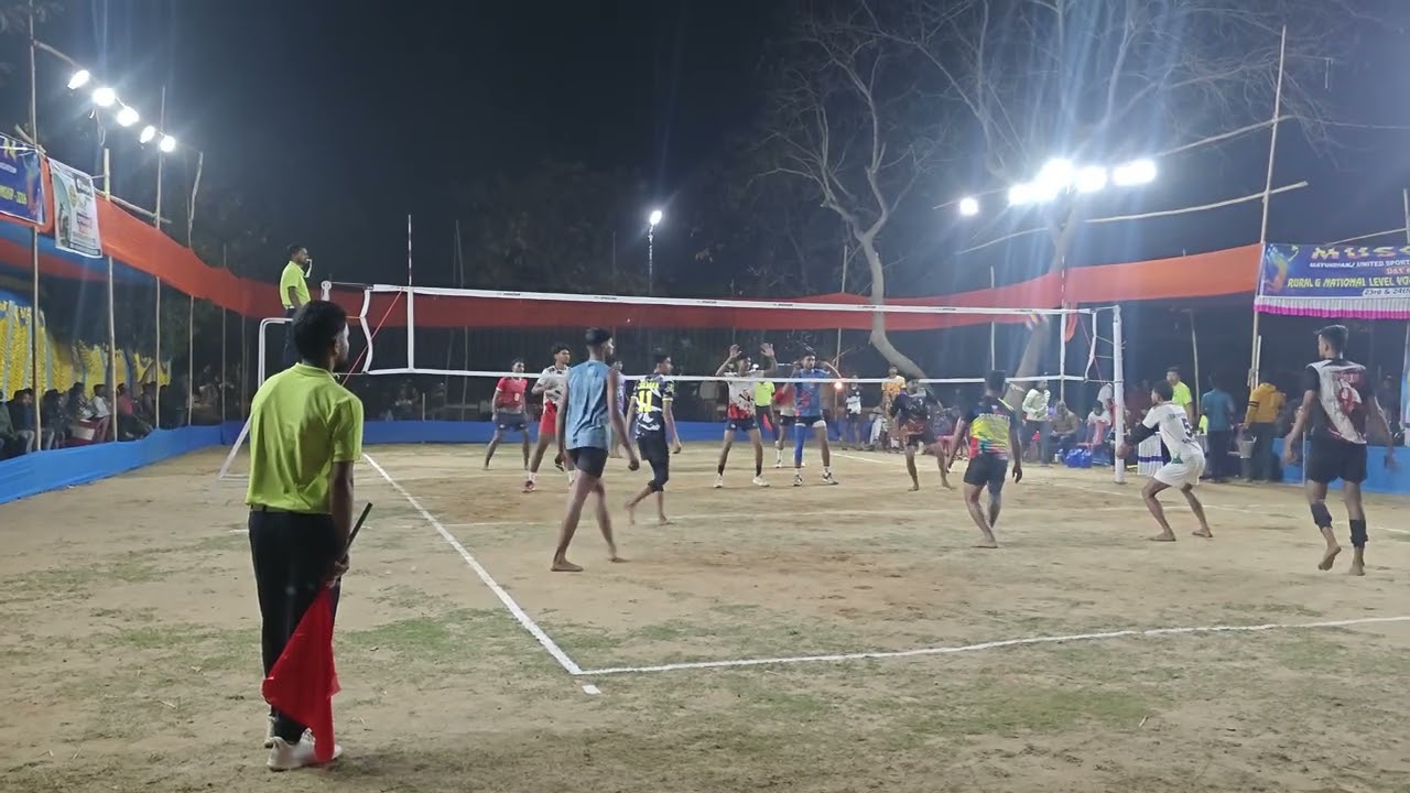 🔥କଲିକତା VS ଧାନବାଦ 🔥All India Senior Vollyball Tournament 🔥 Muskan vollyball Field 🏅 Baripada 🔥