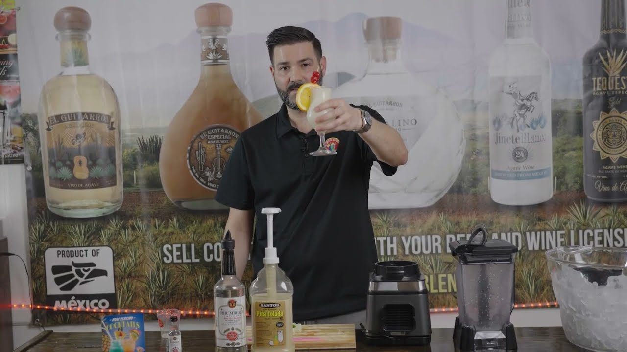 How to Make the Perfect Pina Colada with Premium Blend Products!