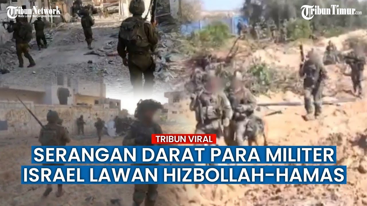 Momen Menegangkan Serangan Darat Israel di Gaza, Kerahkan Tank hingga Penembak Jitu