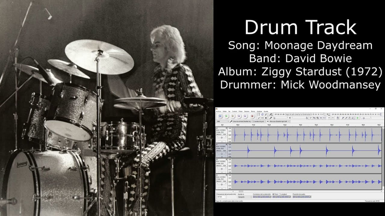 Moonage Daydream (David Bowie) • Drum Track