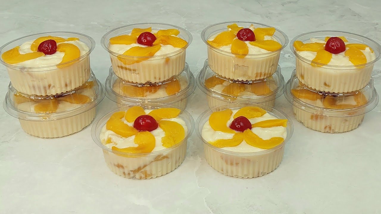 SOBREMESA DE PÊSSEGO NO POTINHO 🍑
