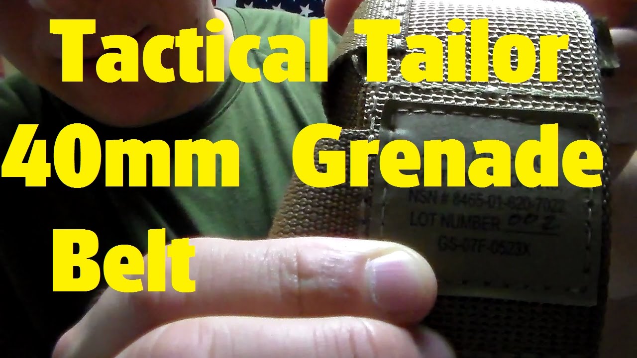 GSK Review: Tactical Tailor 40mm Grenade Belt