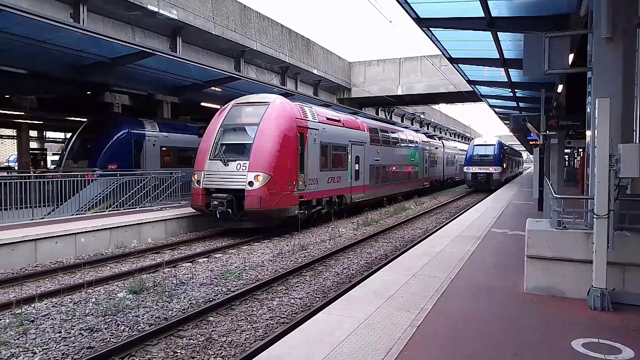 Traffic ferroviaire en Gare de Metz