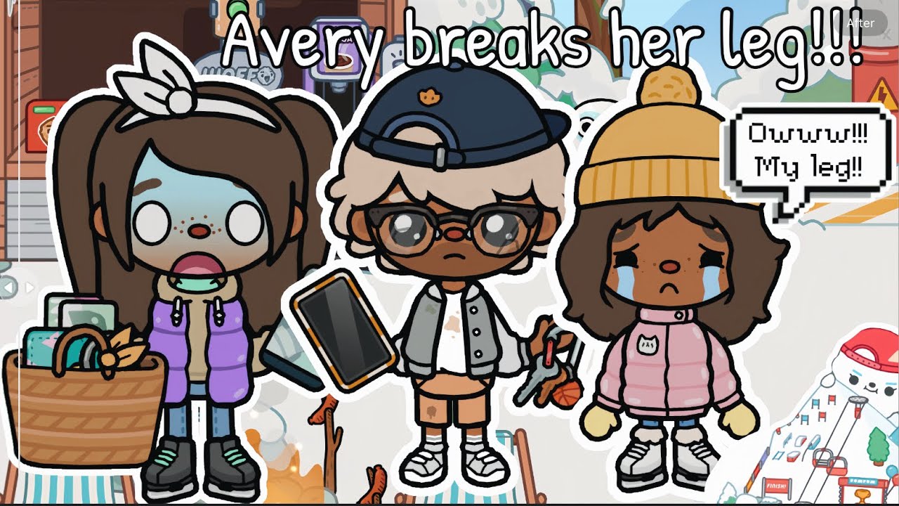 Эйвери сломала ногу!!😱💐🦵|| *Озвучено* 🎙️ || Toca Life World ||
