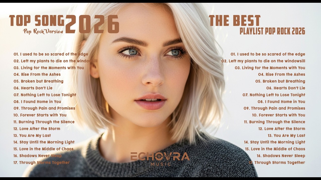 Best Songs Pop Rock 2026 📈 Viral Top Songs Pop Rock ✨ Hot  Pop  Rock Playlist | Echovra Music