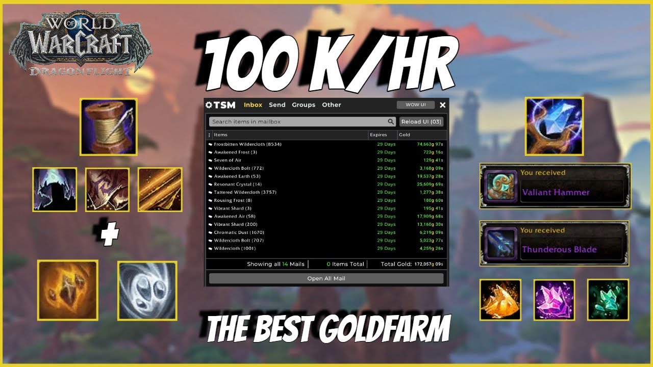 GOLDFARM WOW DF 100K PER HOUR/GOLD WOW/ ЗОЛОТО ВОВ/ ЖЕТОН ВОВ/ 100 ТЫСЯЧ ЗОЛОТА В ЧАС/ THE BEST SPOT