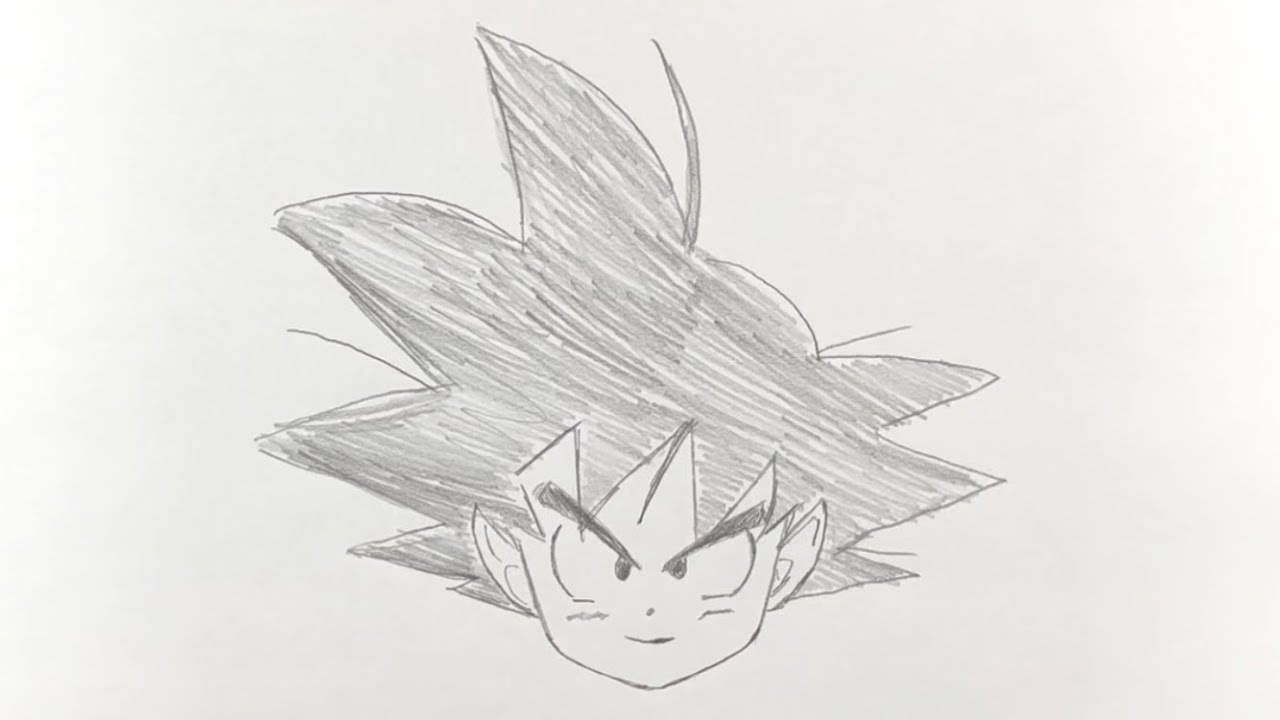 【簡単】孫悟空の書き方！ゆっくり描いてみた！【ドラゴンボール】/ How to draw Goku Son