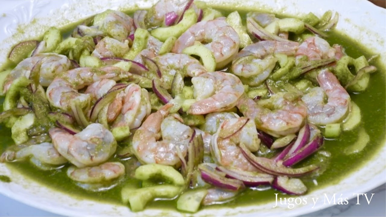 Receta de Aguachile de Camarón