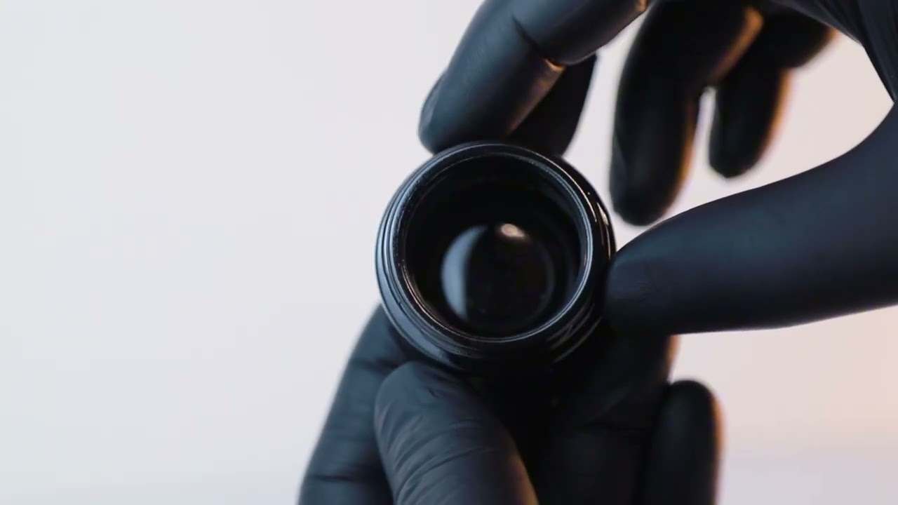 Баночка Аполлон, Чорна кришка, чорний флакон 5мл.