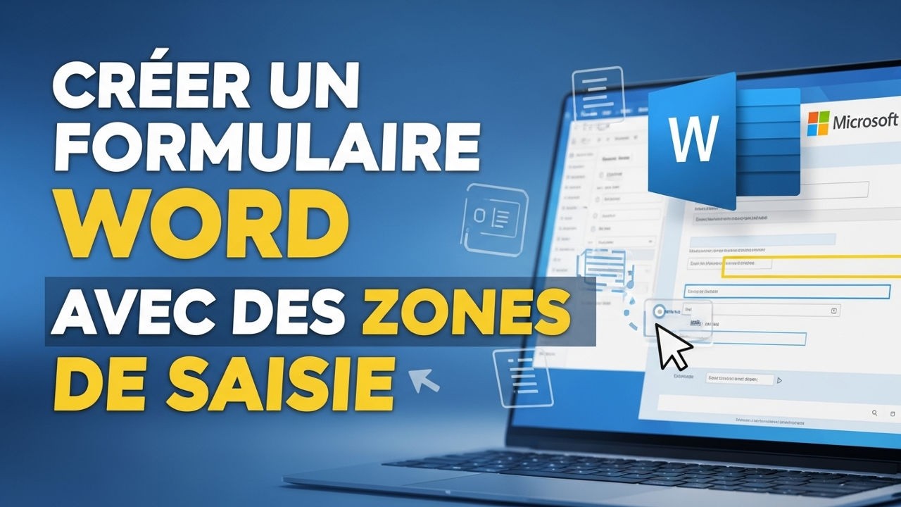 📝💻 Word : Comment créer un formulaire avec zones de saisie facilement !