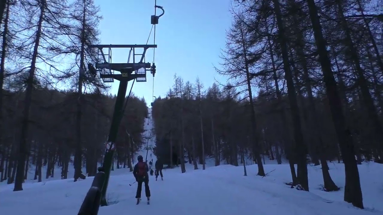 (21/01/2023) Risalita integrale skilift Doppelmayr 