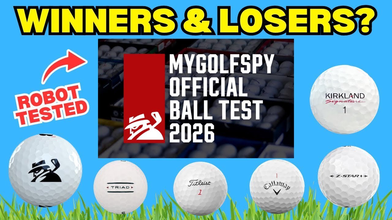 Роботизированное тестирование: Лучшие мячи для гольфа 2026 года (результаты MyGolfSpy!)