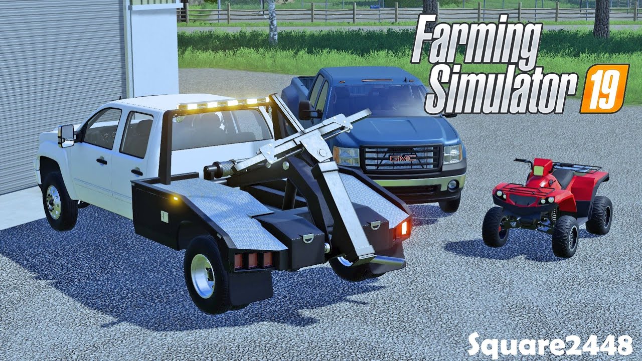 Company Goes Bankrupt! | REPOING | NEW GMC 1 Ton Wrecker | Lizard Quad | Work Trucks | FS19