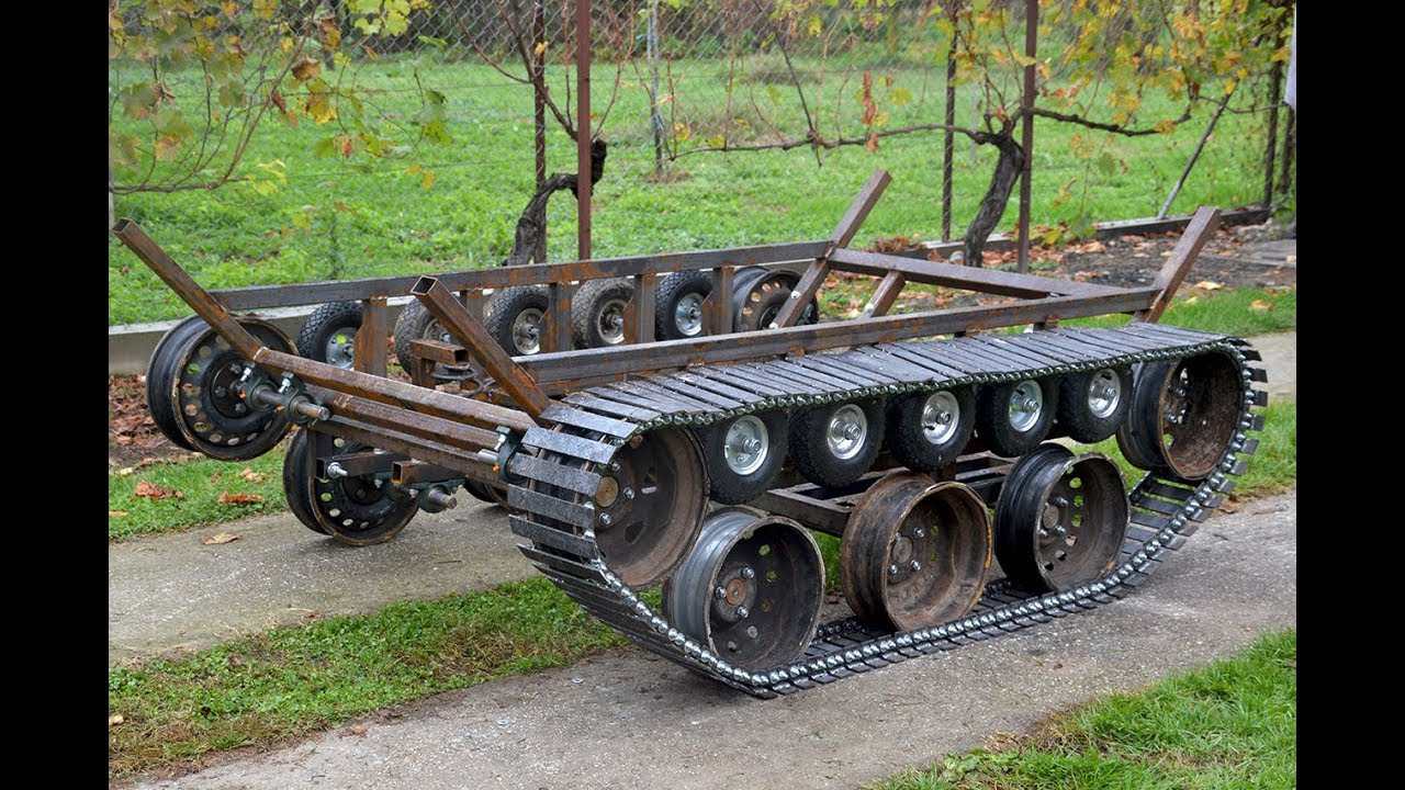 Homemade 300cc TANK / PART 3 ( Tracks )