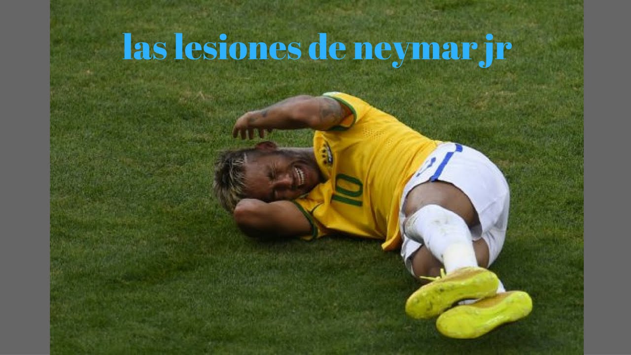 Las Lesiones de neymar jr