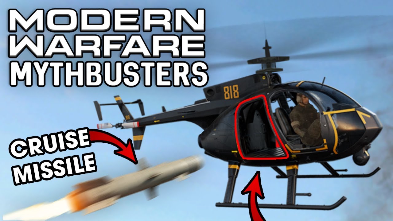 Cruise Missile Through a Helicopter? (Call of Duty Modern Warfare Mythbusters)