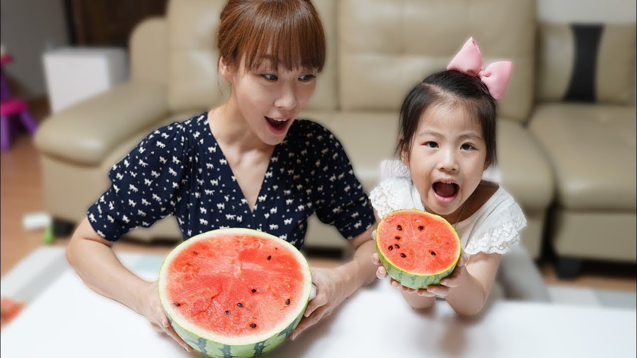 여름에는 수박이죠!! 서은이의 애플수박 수박 슬라임 수박 영상 모음 Special Watermelon Videos