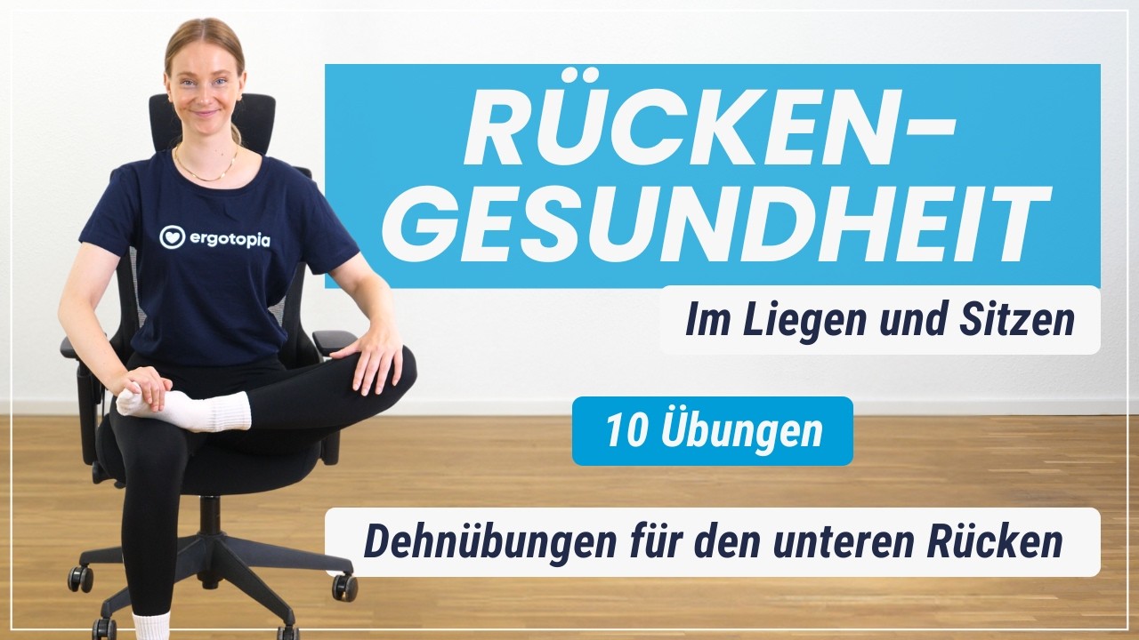 10 Dehnübungen für den unteren Rücken gegen Schmerzen