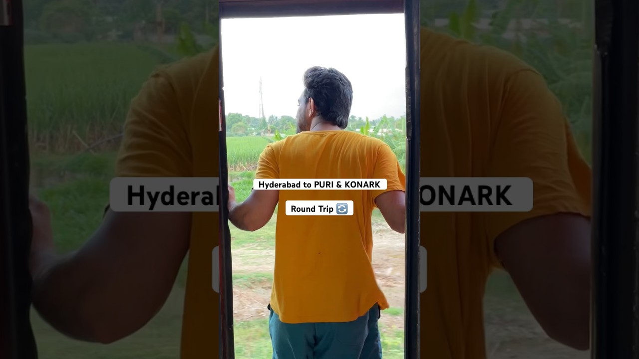 Hyderabad to Puri & Konark Tour Plan 🙌🏻❤️ #praveensharma #indiantraveller #puri #konark