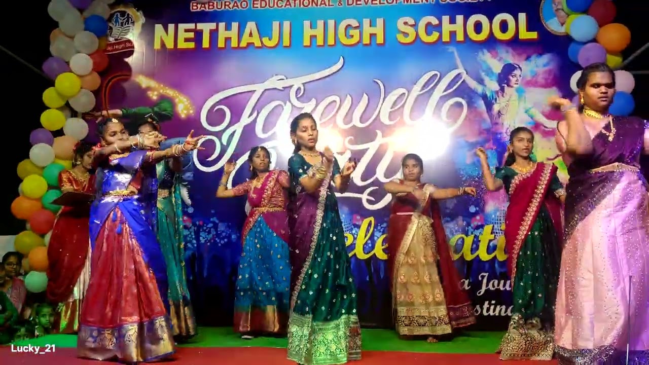 9th CLASS GIRLS FAREWELL DANCE PERFORMANCE - Saranga Dariya​ MIX Song