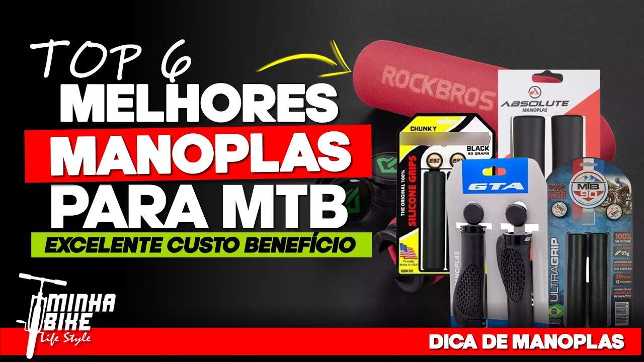 TOP 6 MELHORES MANOPLAS PARA BIKE COM MELHOR CUSTO BENEF&Iacute;CIO - Minha Bike Life Style