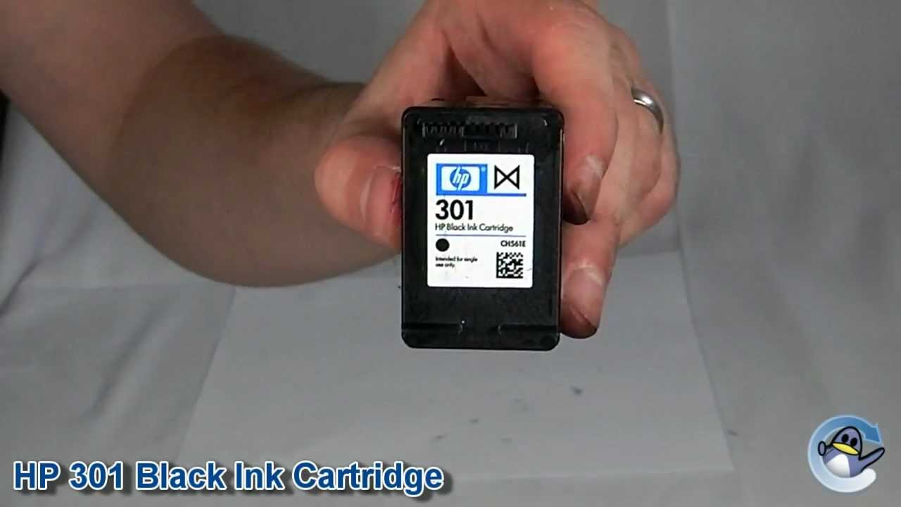 Inside HP 301 Black Ink Cartridge