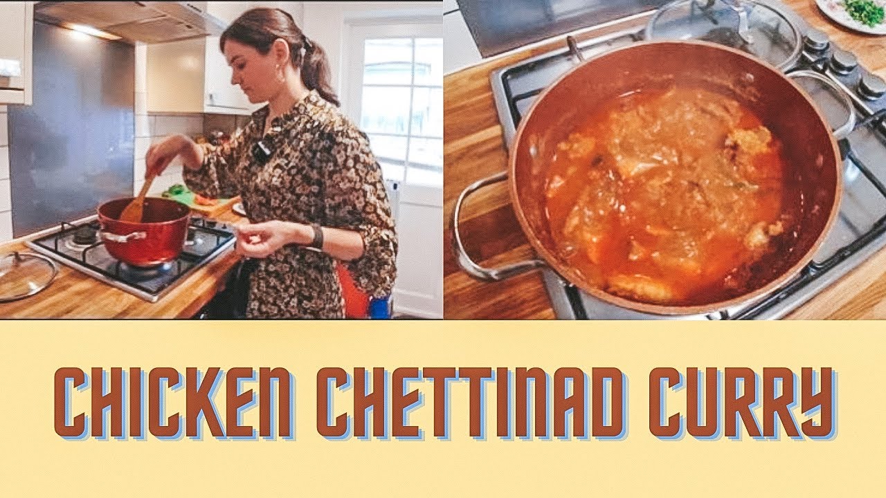 Aiste makes Chettinad Chicken Curry | South Indian Recipes