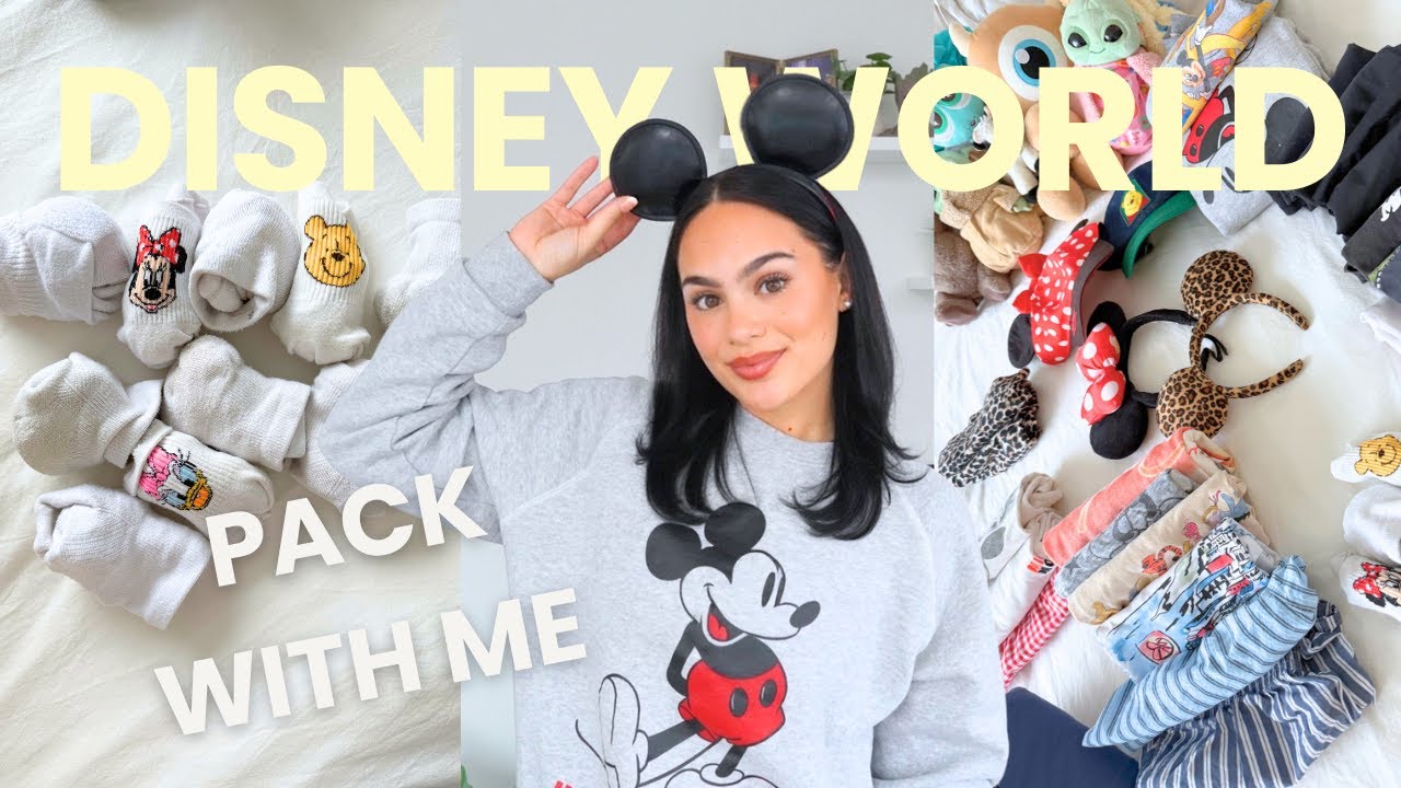Disney World Pack with Me ✨ | Week long Disney trip, packing essentials and tips!