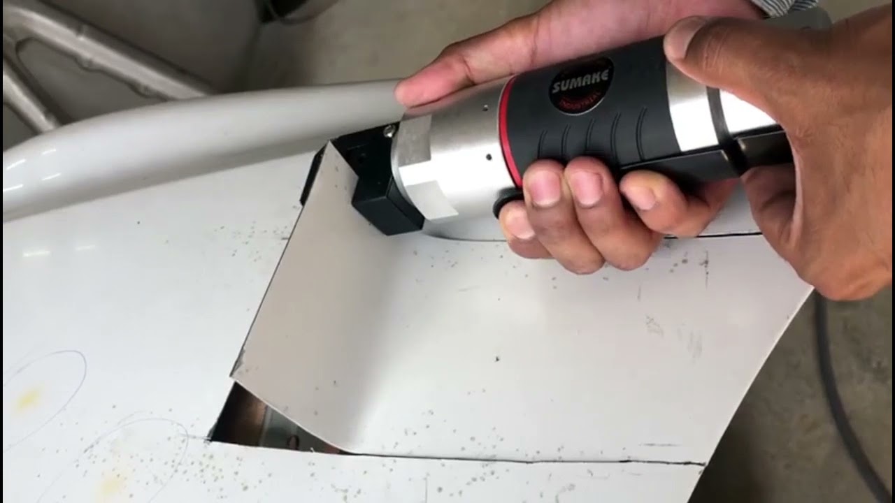 AT-6843A Solapadora y perforadora neum&aacute;tica