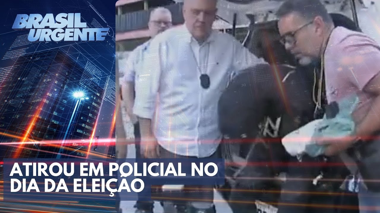 Suspeito de atirar em policiais no dia da eleição é preso