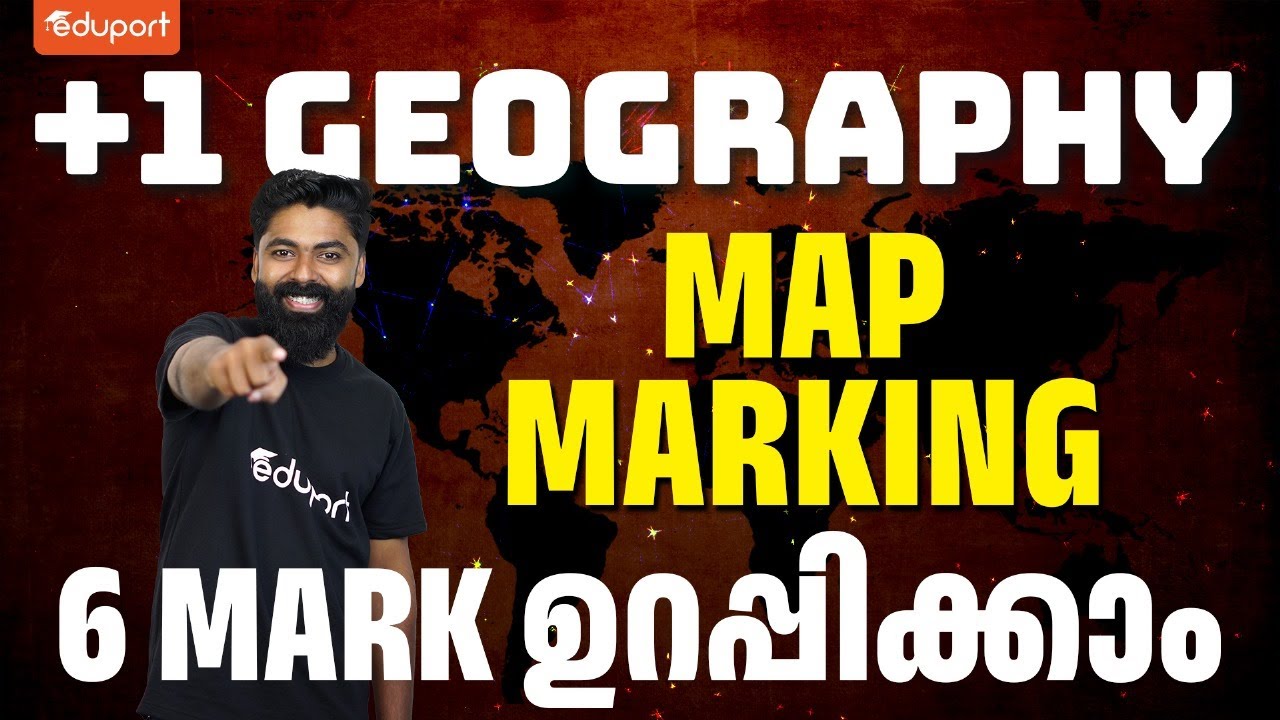 Plus One Geography Map Marking | Sure Question | Important Portion | Humanities