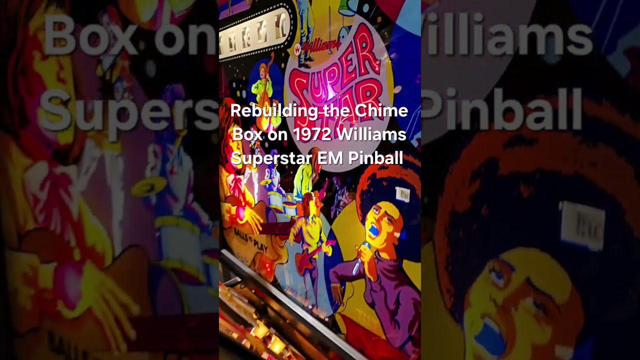 1972 Williams Superstar EM Pinball - Rebuilding Chime Box