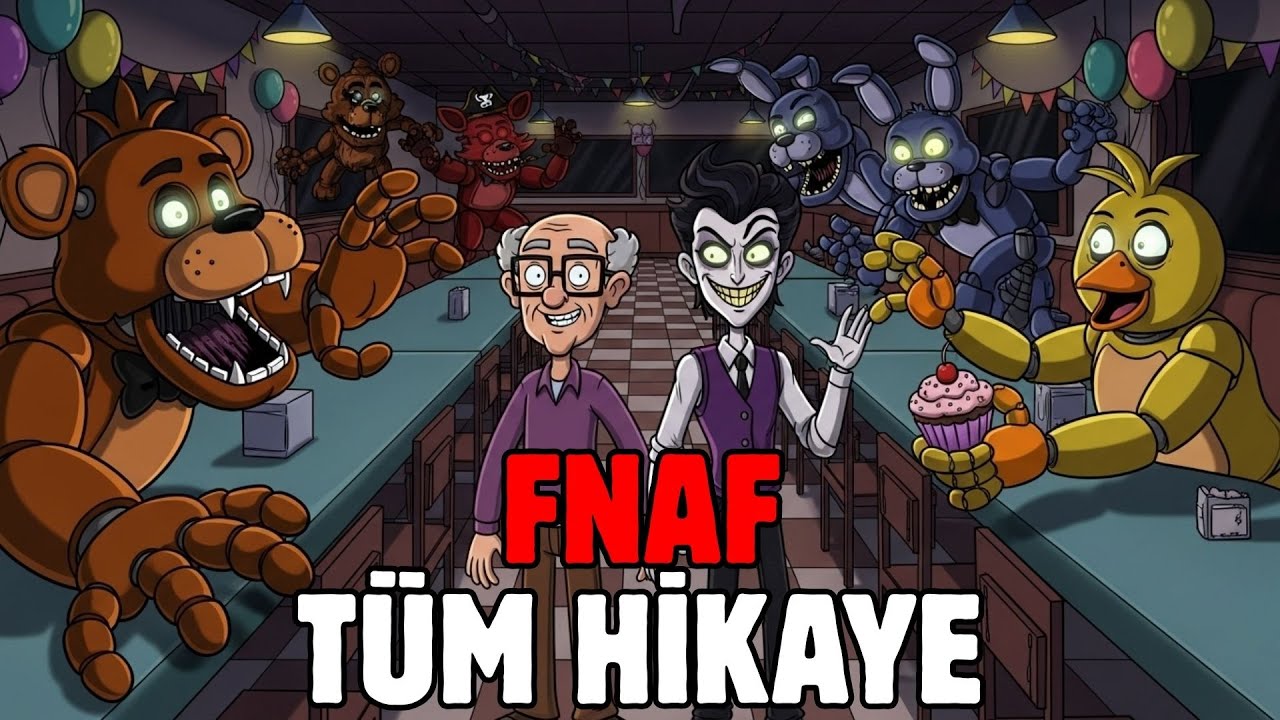 FNAF: En Baştan En Sona T&Uuml;M HİKAYE