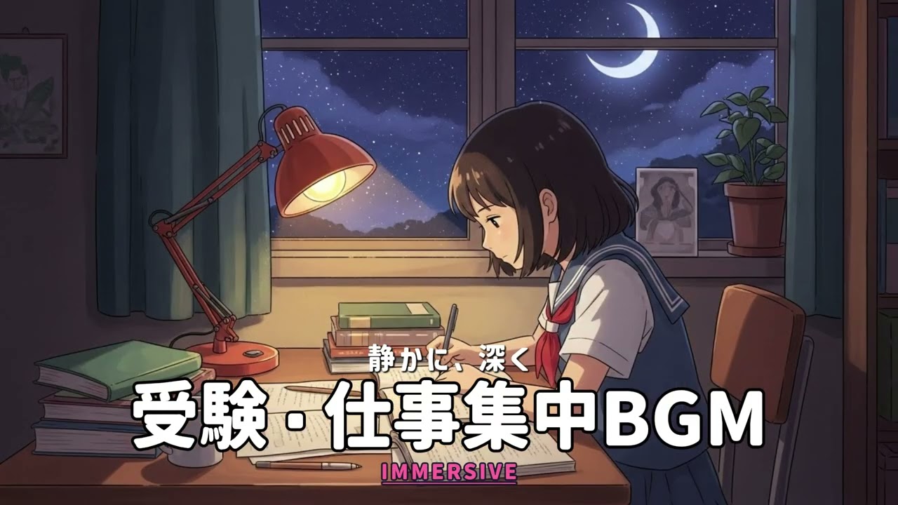 【集中力サポート】勉強・仕事に集中したい人のための受験生応援BGM