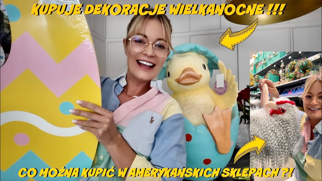 KUPUJE DEKORACJE WIELKANOCNE! CO MOŻNA KUPIĆ W AMERYKAŃSKICH SKLEPACH?!