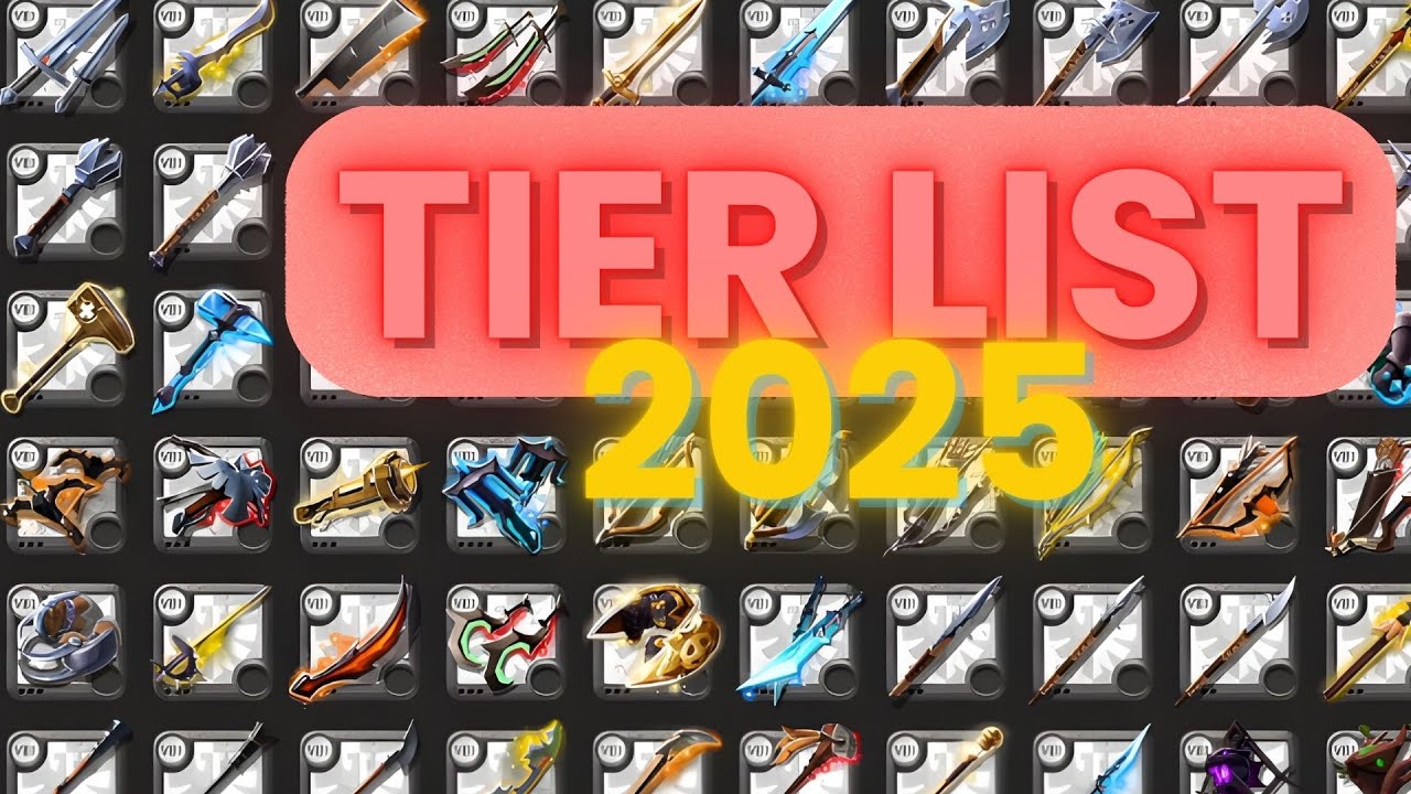🔥 NUEVO TIER LIST de ARMAS 2025  | ❗ALBION ONLINE❗