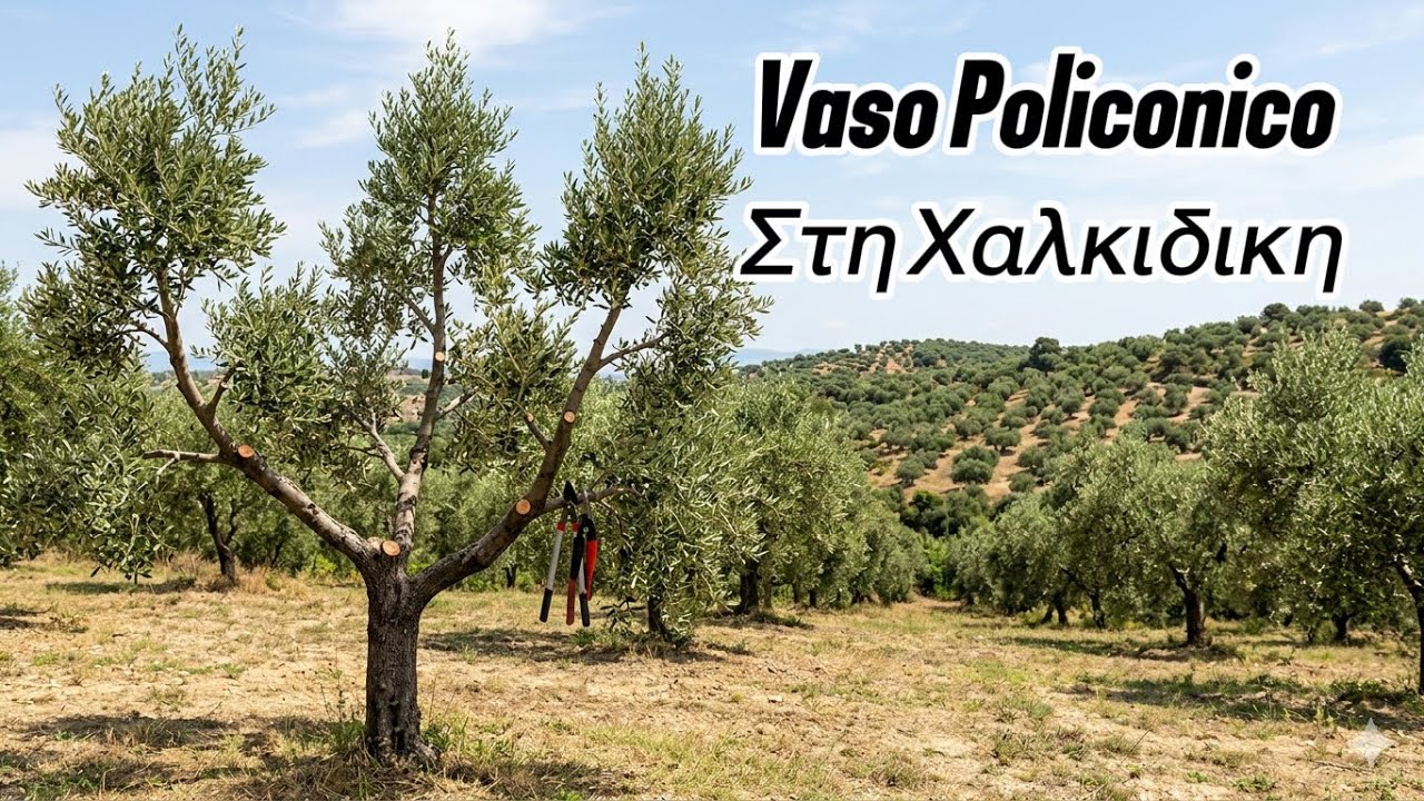 Κλαδεμα ελιας : Σε συστημα Vaso Policonico
