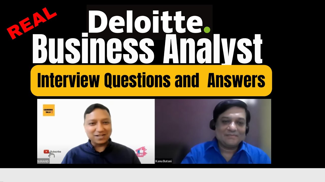 [Deloitte] Вопросы и ответы на собеседование бизнес-аналитика | Вопросы для собеседования бизнес-...