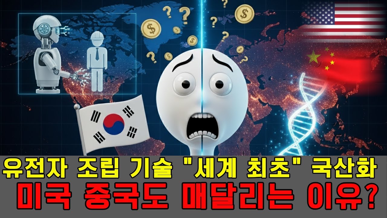 유전자 조립 기술 세계 최초 국산화 성공! 미국 중국도 매달리는 이유?