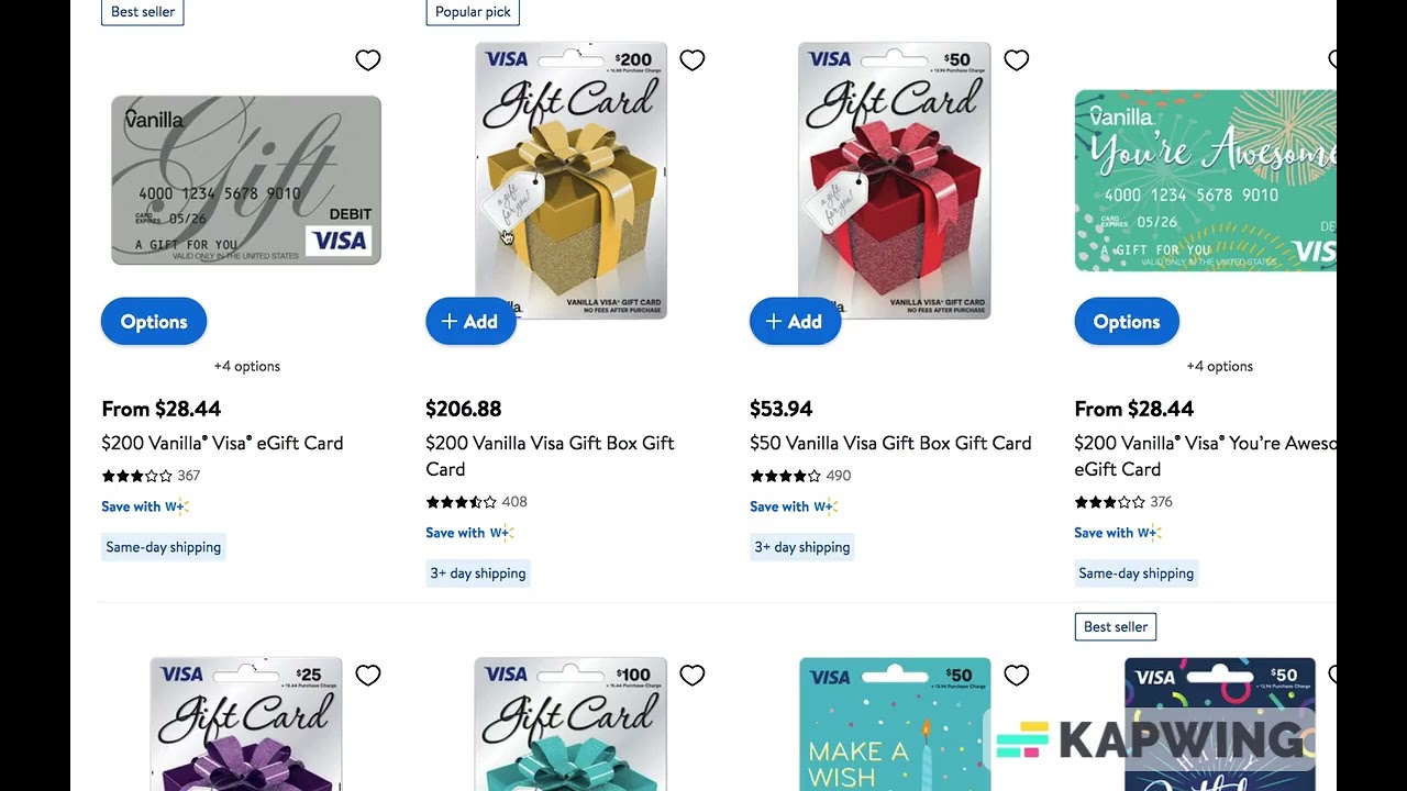 How to combine multiple Visa Gift Cards for use on Amazon!