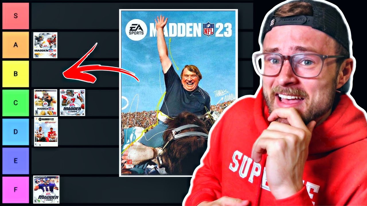 Ranking Every Madden Cover Ever! Tier List