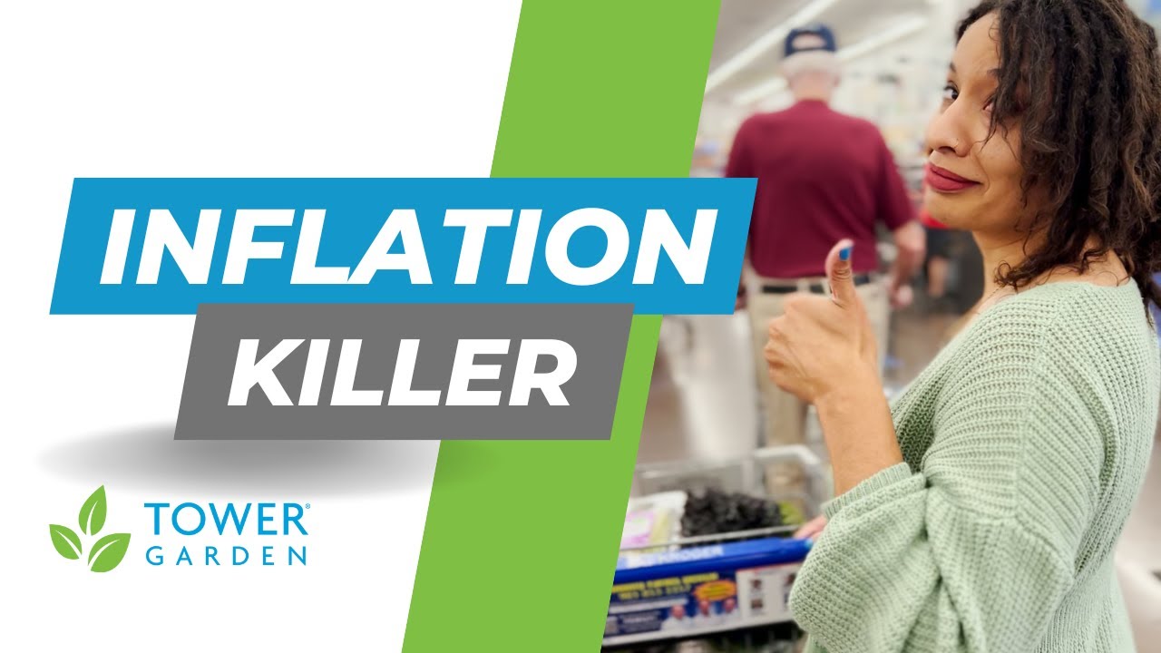 Katie visits a local supermarket to show how #towergarden is an #inflationkiller
