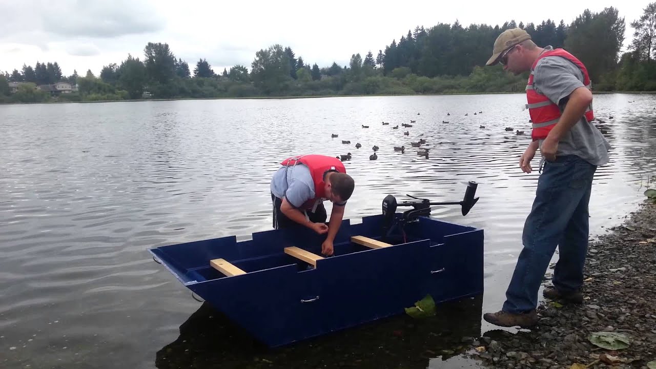 2 sheet plywood boat Mr. Rowboato