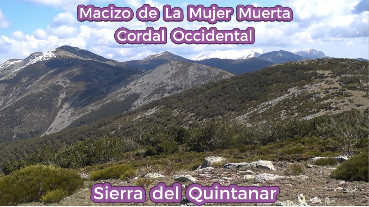 Sierra del Quintanar. El Cordal Occidental de la Mujer Muerta.