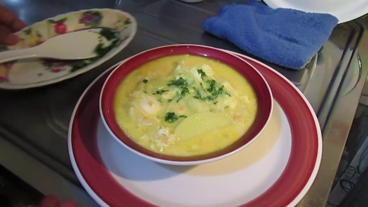Sopa de Queso. Deliciosa